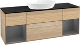 Villeroy & Boch Finion Waschtischunterschrank 1600 mm Glossy White Lacquer mit Beleuchtung