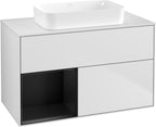 weiß / Mitteldichte Faserplatte (MDF) / F651P D 1000x603x501mm White Matt