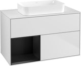 Villeroy & Boch Finion Waschtischunterschrank 1000 mm Glossy White Lacquer – mit LED-Beleuchtung & SoftClosing