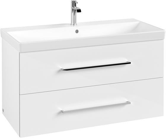 Villeroy & Boch Avento Waschtischunterschrank 780 mm Crystal Grey mit 2 Auszügen