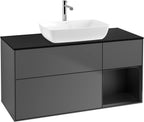 anthrazit / Mitteldichte Faserplatte (MDF) / G832P D