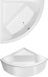 Villeroy & Boch Subway CombiPool Entry Whirlpoolsystem mit Multiplex Trio, 1300 mm, weiß