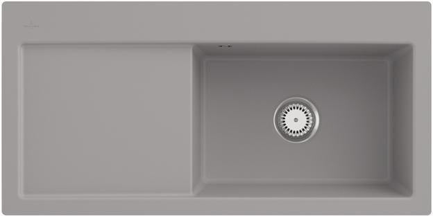Villeroy & Boch SUBWAY 60 XL FLAT Einbauspüle 965x475mm Ivory CeramicPlus