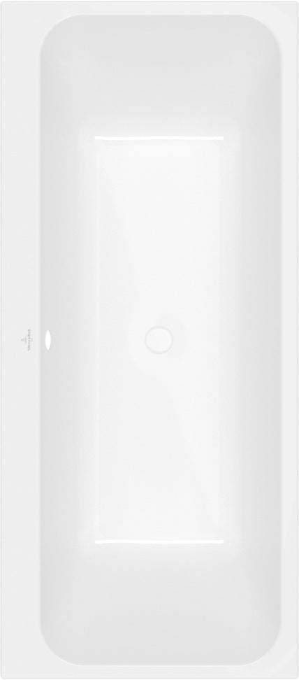 Villeroy & Boch Architectura Airpool Comfort Whirlpool 1700x700 mm Weiß Alpin – 2 Personen, 10 Luftdüsen