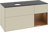 Villeroy & Boch Finion Waschtischunterschrank 1200 mm Glossy White mit Beleuchtung und SoftClosing