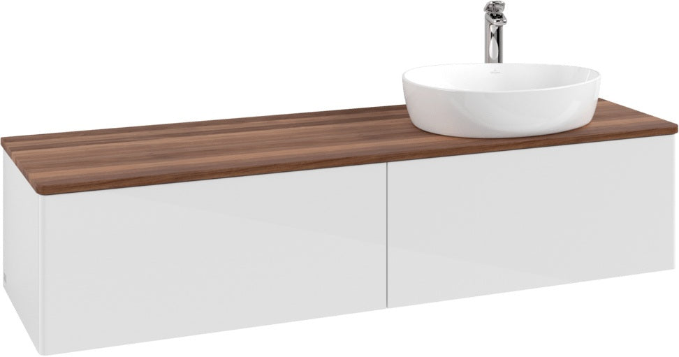 Villeroy & Boch Waschtischunterschrank Antao K38051 1600 mm Glossy White mit 2 Auszügen