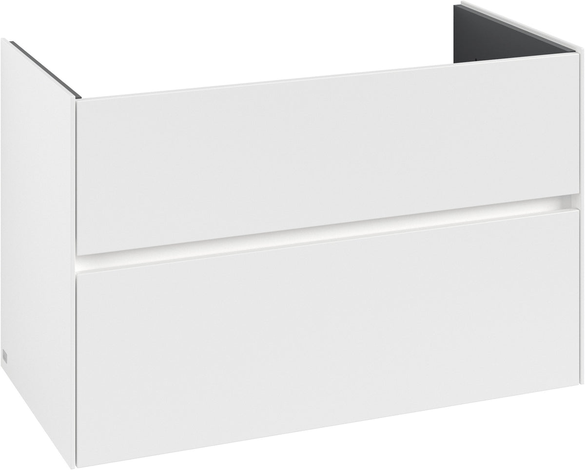 Villeroy & Boch Waschtischunterschrank Collaro C145 B0, 961 mm, White Matt, mit LED-Beleuchtung