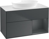 Villeroy & Boch Finion Waschtischunterschrank FA21GFGF 1000 mm Glossy White Lacquer