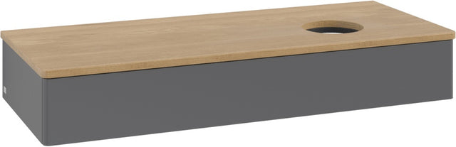 Villeroy & Boch Waschtischunterschrank Antao 1200 mm Anthrazit Matt mit LED-Auszugsbeleuchtung