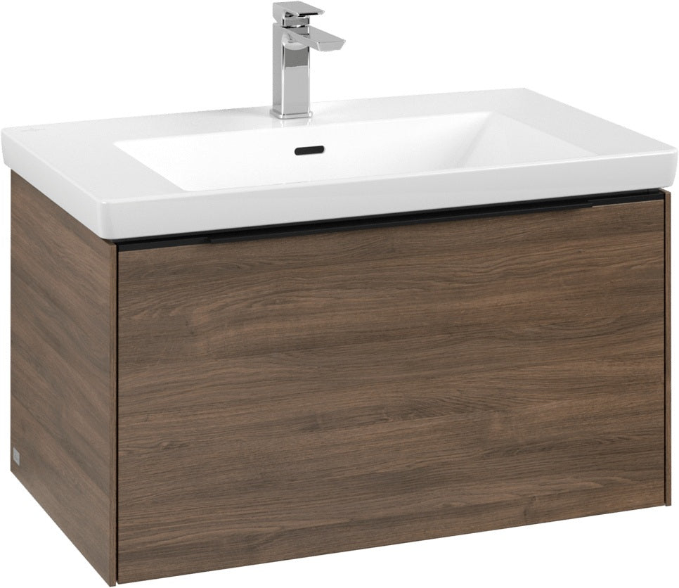 Villeroy & Boch Waschtischunterschrank Subway 3.0 C 573L0 Brilliant White mit Beleuchtung