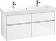 Villeroy & Boch Waschtischunterschrank Collaro C012 Glossy White 1154 mm mit 4 Auszügen