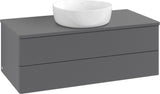 Villeroy & Boch Waschtischunterschrank Antao L20150 1000 mm Anthrazit Matt Lack mit Beleuchtung