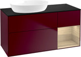 Villeroy & Boch Finion Waschtischunterschrank 1200 mm Glossy White Lacquer mit LED-Beleuchtung