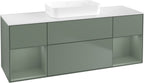 grün / Mitteldichte Faserplatte (MDF) / F741G M
