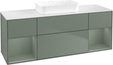 Villeroy & Boch Finion Waschtischunterschrank 1600 mm Glossy White Lacquer mit Beleuchtung