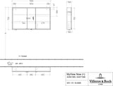 Villeroy & Boch Spiegelschrank My View Now 1600 mm mit LED-Beleuchtung und Smart Home