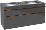 Villeroy & Boch Venticello Waschtischunterschrank 1257 mm Glossy White, 4 Auszüge, für 2 Waschtische