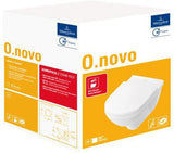 Villeroy & Boch O.novo Combi-Pack Wand-WC 360x560mm Weiß Alpin mit WC-Sitz