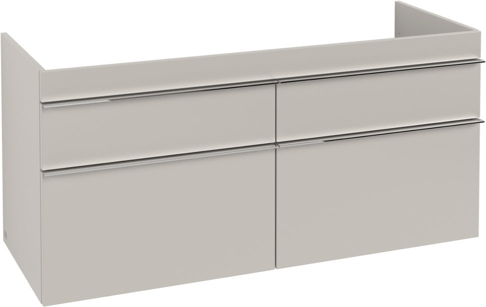 Villeroy & Boch Waschbeckenunterschrank Venticello A 93001, 1253 mm, Glossy White, 4 Auszüge