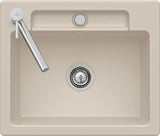 Villeroy & Boch Einbauspüle Siluet 60 S 334601 – 600 x 510 mm, Weiß Alpin CeramicPlus, TitanCeram