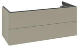 Villeroy & Boch Antao Waschtischunterschrank 1188 mm, Stone Grey Matt Lacquer, 2 Auszüge, wandhängend