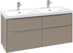 grau / aluminium glänzend / Taupe