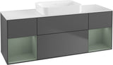 Villeroy & Boch Finion Waschtischunterschrank 1600 mm Glossy White Lacquer mit Beleuchtung