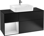 schwarz / Mitteldichte Faserplatte (MDF) / F162M T