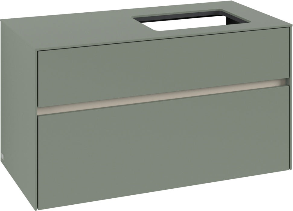 Villeroy & Boch Waschtischunterschrank Collaro C11100 White Oak 1000 mm mit SoftClosing