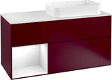 Villeroy & Boch Waschtischunterschrank Finion F271G 1200 mm Glossy White Lacquer mit Beleuchtung