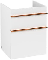 Villeroy & Boch Waschtischunterschrank VENTICELLO 466 mm Eiche Santana Oak mit 2 Auszügen und Griffleiste in Chrom