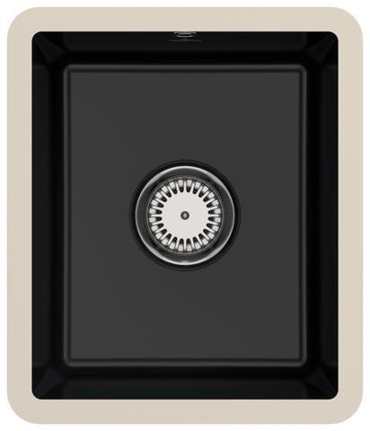 Villeroy & Boch Unterbauspüle Subway 45 SU Keramik Ebony CeramicPlus 375x440 mm