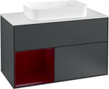 Villeroy & Boch Waschtischunterschrank Finion G241GF Glossy White Lacquer 1000 mm mit Beleuchtung