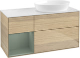 Villeroy & Boch Finion Waschtischunterschrank 1200 mm Glossy White Lacquer mit Beleuchtung