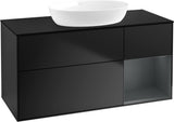Villeroy & Boch Finion Waschtischunterschrank FA72GFGF 1200 mm Glossy White Lacquer mit LED-Beleuchtung