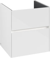 Villeroy & Boch Collaro Waschtischunterschrank C142 B0, 561 mm, Glossy White, mit LED-Beleuchtung