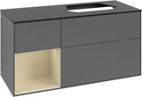 Villeroy & Boch Finion Waschbeckenunterschrank 1200 mm Glossy White Lacquer mit Beleuchtung