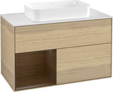 Villeroy & Boch Finion Waschtischunterschrank 1000 mm Glossy White Lacquer – mit LED-Beleuchtung & SoftClosing