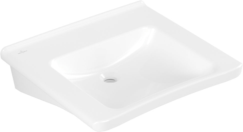 Villeroy & Boch ViCare Wandwaschbecken 4A8061 600x550 mm Rechteck Weiß Alpin CeramicPlus