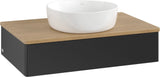 Villeroy & Boch Waschbeckenunterschrank Antao 800 mm Anthrazit mit Auszug und Push-to-open
