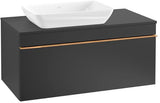 Villeroy & Boch Venticello Waschtischunterschrank Glossy White 957 mm, Auszug links