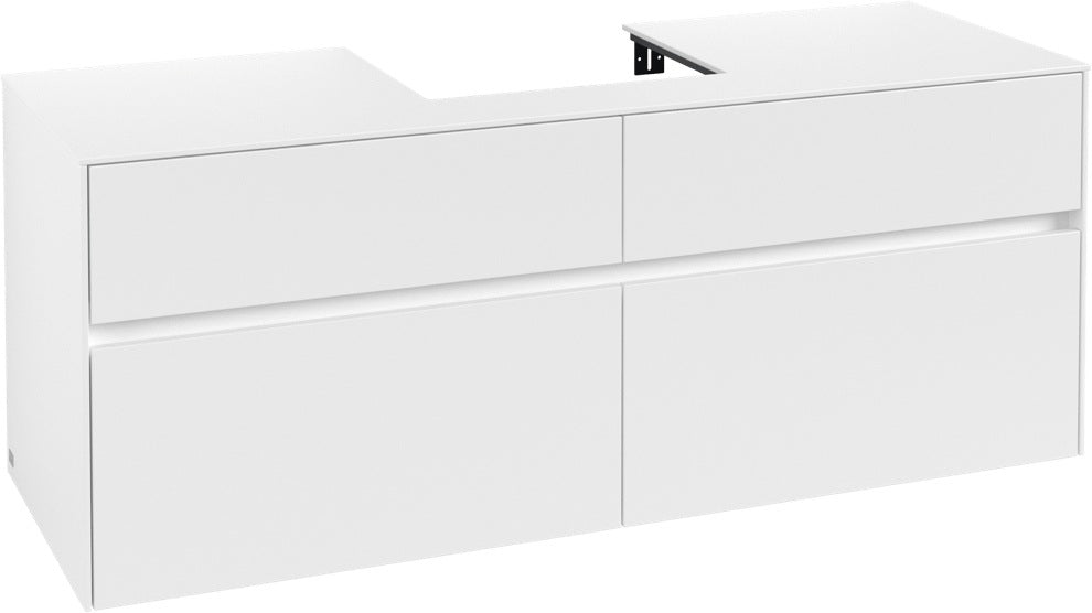 Villeroy & Boch Waschtischunterschrank Collaro C07300MS 1400 mm White Matt mit 4 Auszügen
