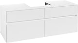 Villeroy & Boch Waschtischunterschrank Collaro C07300MS 1400 mm White Matt mit 4 Auszügen