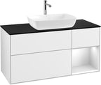 weiß / Mitteldichte Faserplatte (MDF) / G832M T 1200x603x501mm Glossy White