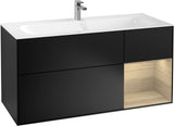 Villeroy & Boch Finion Waschbeckenunterschrank Glossy White Lacquer 1196 mm mit LED-Beleuchtung