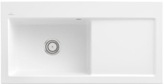Villeroy & Boch SUBWAY 60 XL Spüle 1000x510mm Timber mit CeramicPlus, Becken links