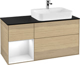 Villeroy & Boch Finion Waschbeckenunterschrank 1200 mm Glossy White Lacquer mit Beleuchtung