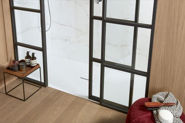 Villeroy & Boch Squaro Infinity Duschwanne 1800x1000mm Stone White – Rechteck, Rutschhemmung C