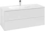 Villeroy & Boch Antao Waschtischunterschrank 1188 mm Glossy White Lacquer mit Beleuchtung