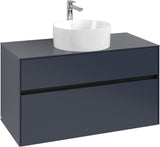 Villeroy & Boch Waschtischunterschrank Collaro C038 B0 1000 mm White Oak mit Beleuchtung und SoftClosing
